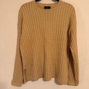 NWT Yellow Cable Knit Sweater